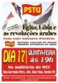  PSTU/PE promove palestra com correspondente do Jornal Opinião Socialista enviado ao Cairo.